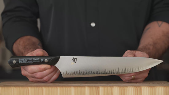 Shun Narukami Blue #2 Carbon Steel 10" Chef's Knife