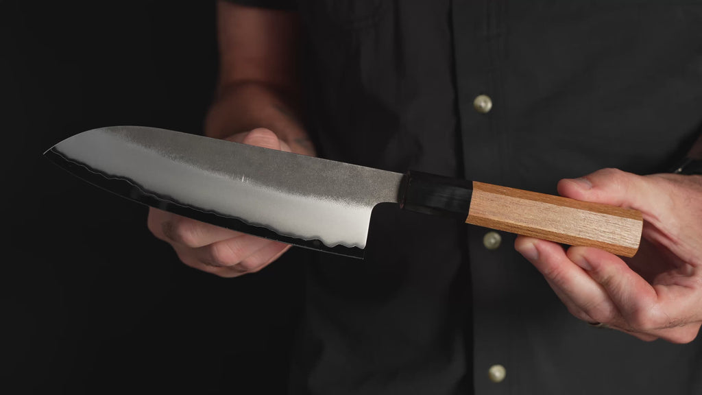 Enso Hand-Forged Aogami Super 6.7" Santoku with Saya