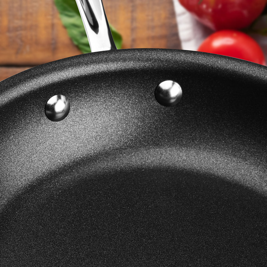 All Clad 10 Inch Nonstick Skillet frying pan Stainless Steel Non Stick 3  Ply