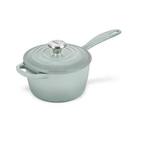 Le Creuset Signature Cast Iron 1.75-quart Sea Salt Saucepan