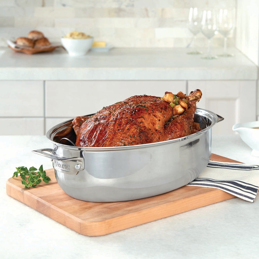 9 x 13 Multi Ply Stainless Steel Bake & Roast Pan with No
