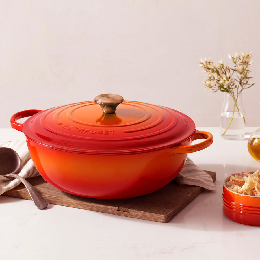Le Creuset Sea Salt Chef's Oven with Copper Knob - 7.5-qt – Cutlery and More