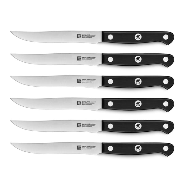  CHILLKET Steak Knives, Steak Knife Set of 6, Plain