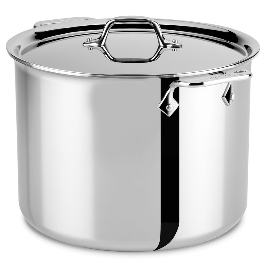 Viking 3-Ply Stainless Steel 12-Quart Stock Pot with Metal Lid