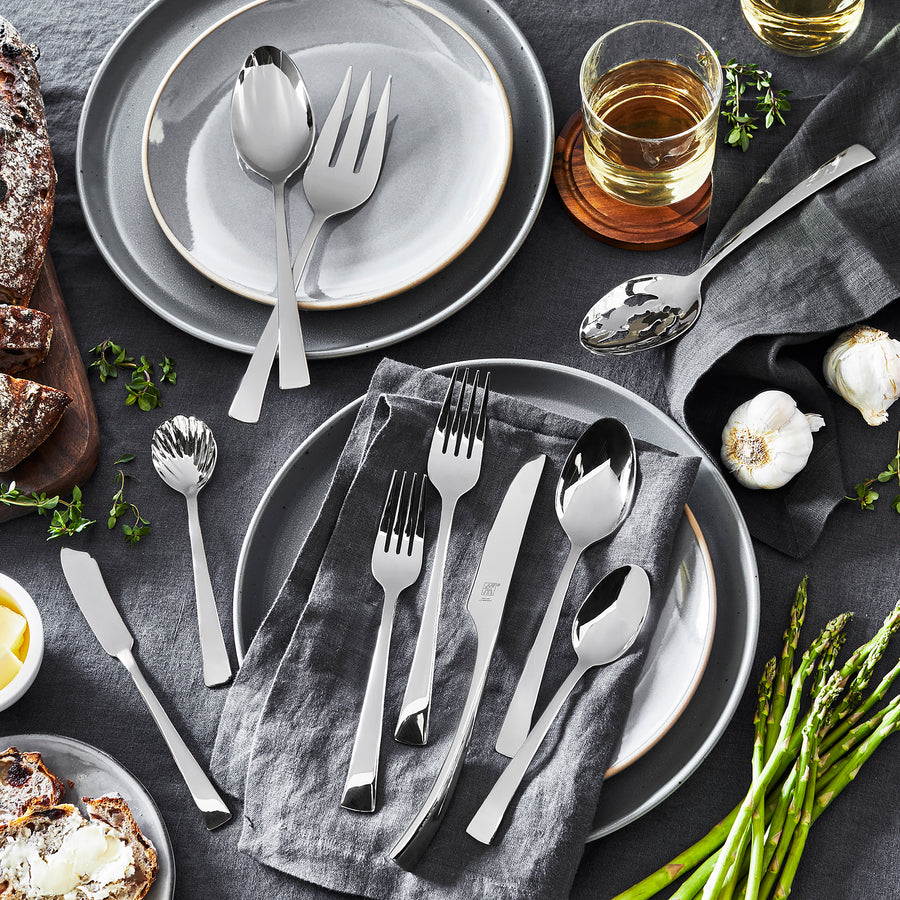 Zwilling J.A. Henckels Bellasera 45-Piece Flatware Set, Stainless Steel