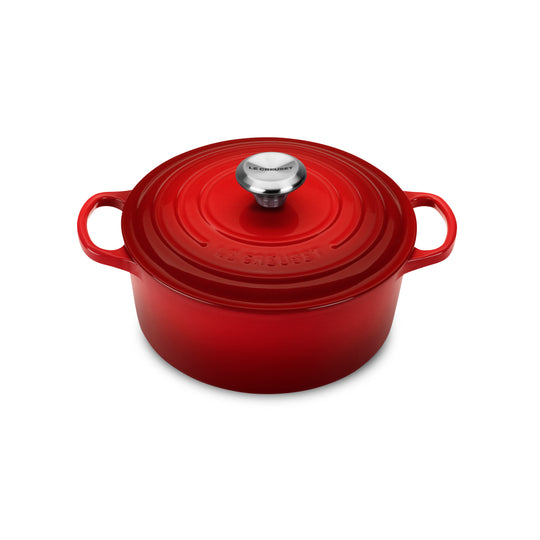 Le Creuset Signature Cast Iron 3.5-quart Cerise Round Dutch Oven