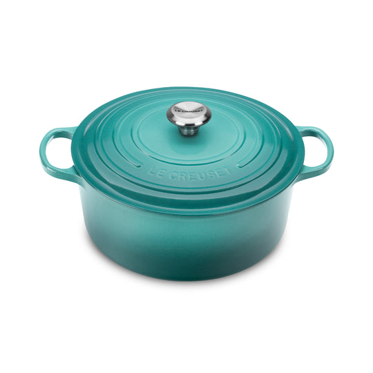 Le Creuset Signature Cast Iron 5.5-quart Caribbean Round Dutch Oven