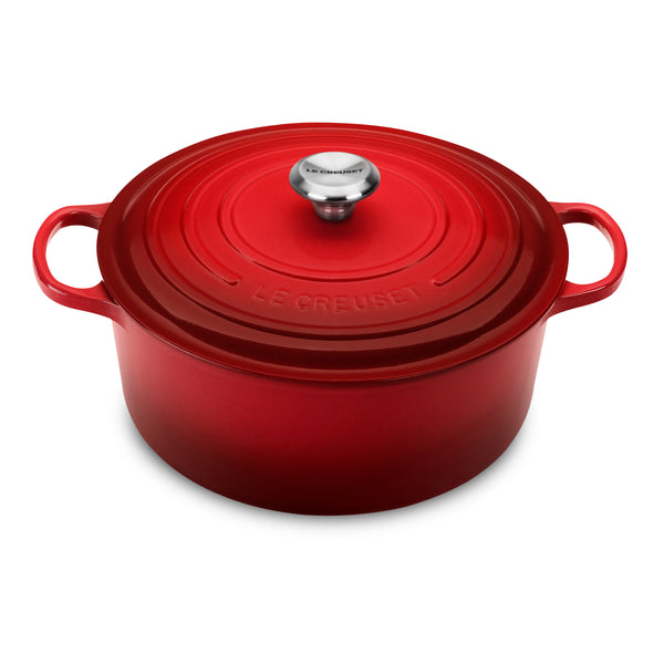  Le Creuset 5-Piece Oven and Stovetop Cookware Bundle with 4-1/2  QT Round Dutch Oven, Le Creuset 8 QT Covered Stockpot, and Le Creuset 10  Toughened Nonstick Pro Fry Pan - Marseille