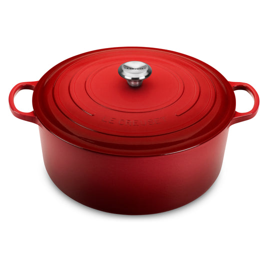 Le Creuset Signature Cast Iron 13.25-quart Cerise Round Dutch Oven