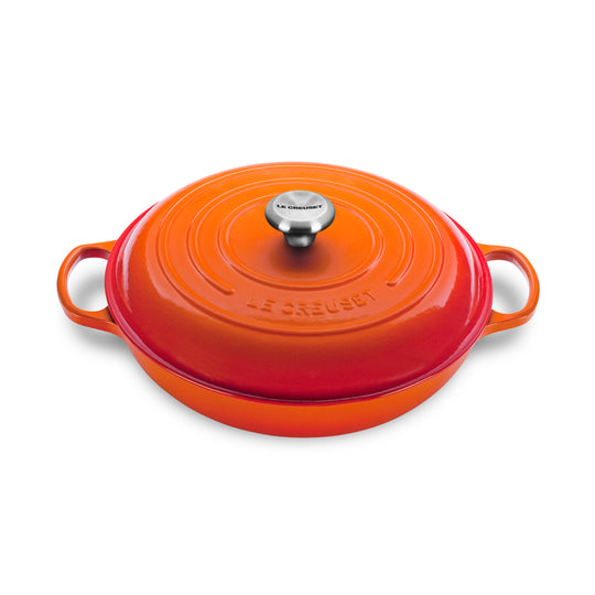 Le Creuset Signature Cast Iron 3.5-quart Flame Braiser