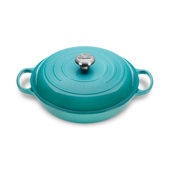 Le Creuset Signature Cast Iron 3.5-quart Caribbean Braiser