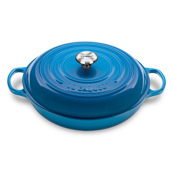 LAVA 6 Quart Enameled Cast Iron Braiser: Multipurpose Stylish