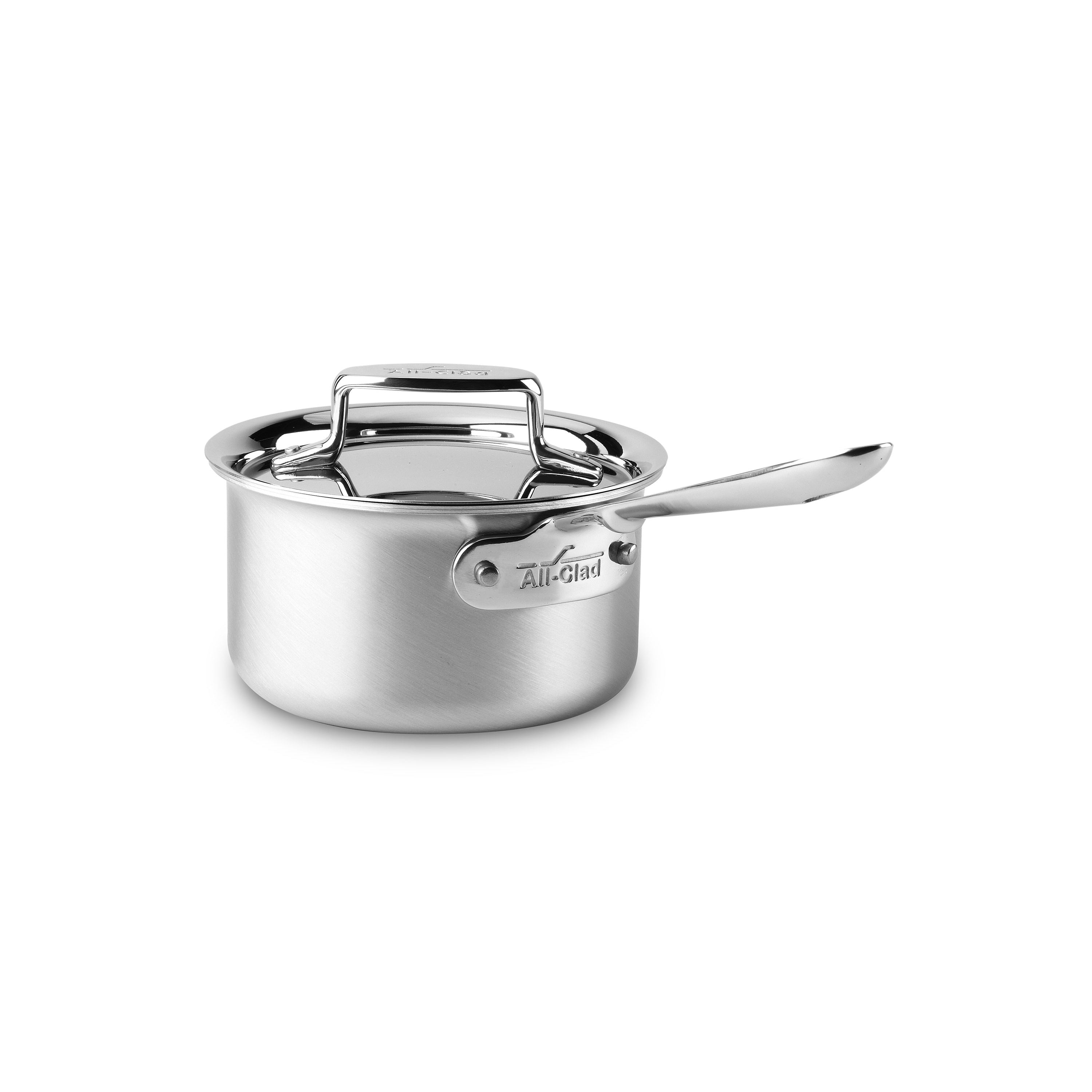 All-Clad d5 Saucepan - 1.5-quart Brushed Stainless Steel