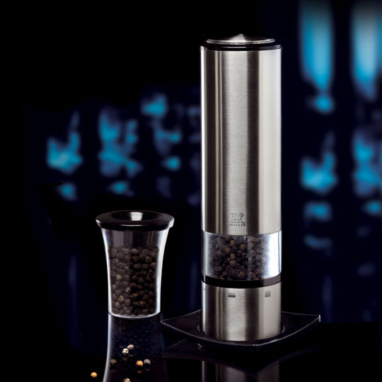 Peugeot Elis Sense 8" Stainless Steel Electric Pepper Mill