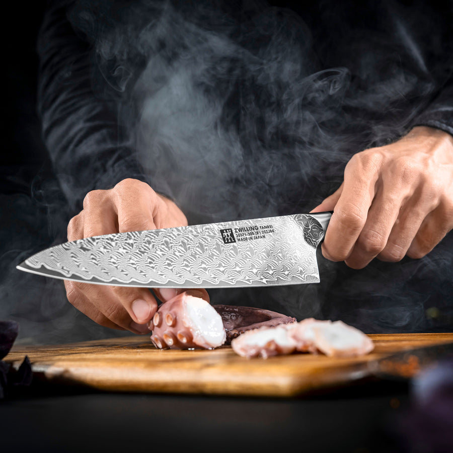 Zwilling Damascus Chef's Knife - Tanrei 8