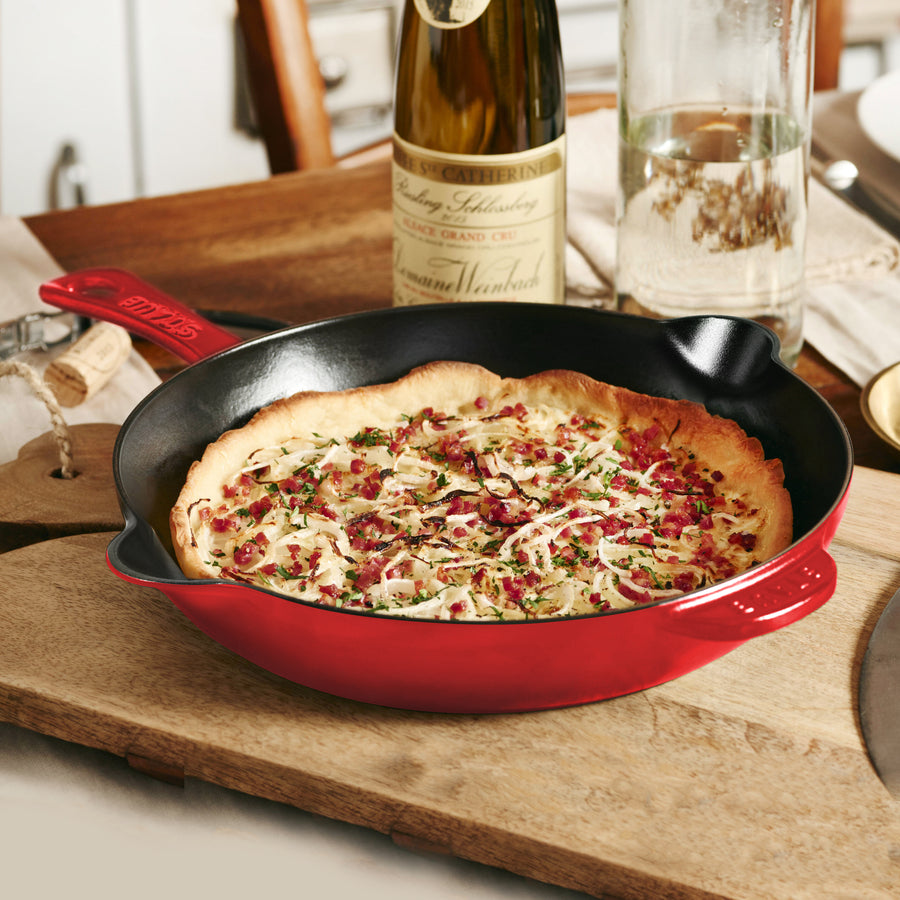 Staub Cast Iron Deep Traditional Skillet 11