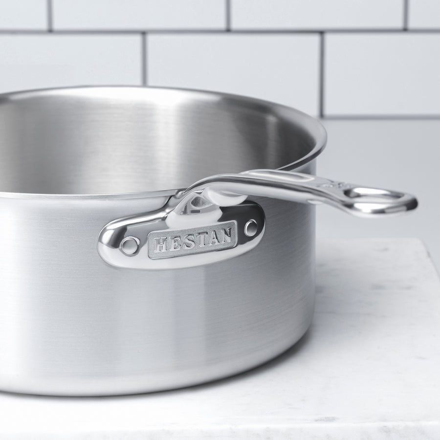 Hestan 3-Quart Thomas Keller Insignia Sauce Pot in Stainless Steel