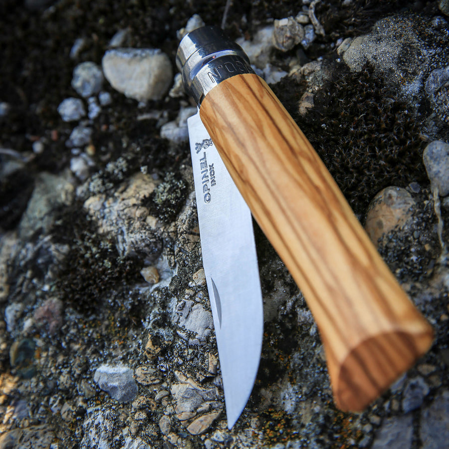 Opinel Olive Wood Knife N°8