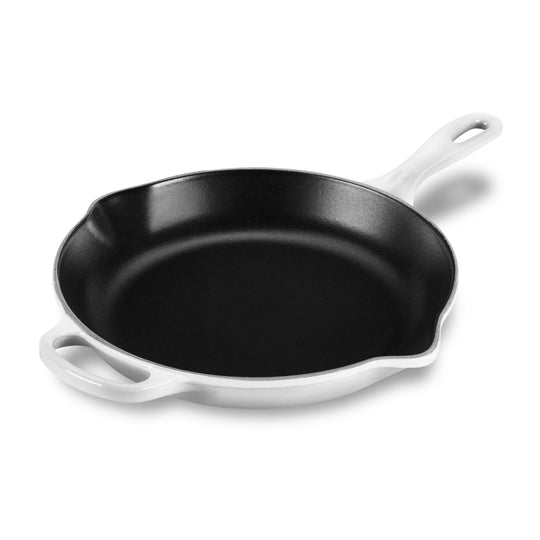 Le Creuset Signature Cast Iron 10.25" White Skillet