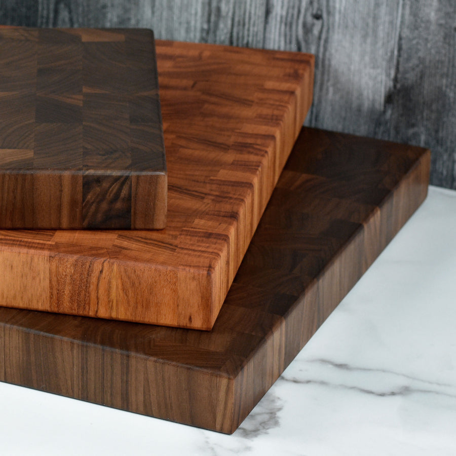 End Grain Walnut Large Cutting Board with Juice Groove — Anderson  Woodworking