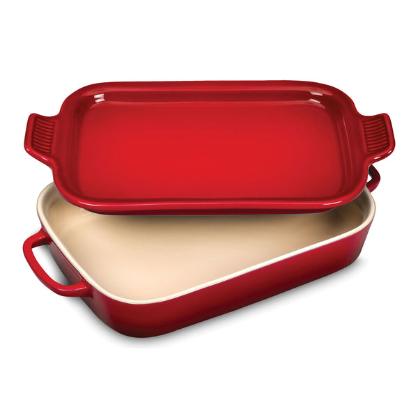 Lidia's Kitchen 9 x 13 Ceramic Baker with Serving Tray Lid - 20629885