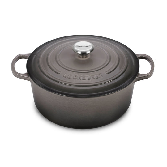 Le Creuset Signature Cast Iron 7.25-quart Oyster Round Dutch Oven