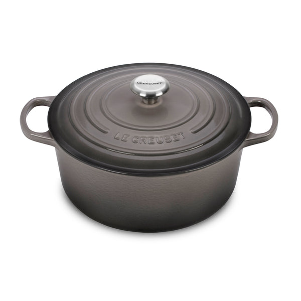 6.5 qt. (7 qt. rim-full), 11 Induction Ready Round Dutch Oven w/ Lid, 4.5  deep (Clear Coat)