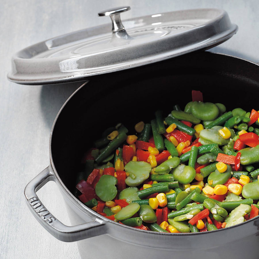 Staub Cast Iron 13.25-qt Round Cocotte