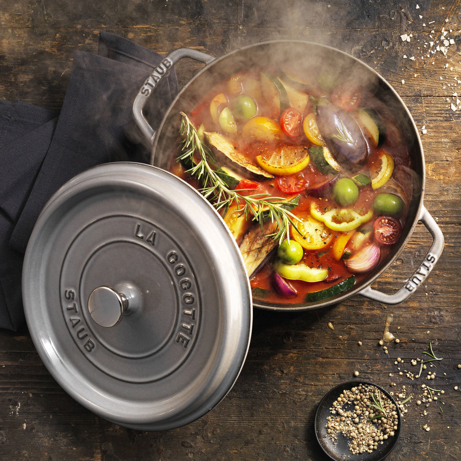 Staub Cast Iron 13.25-qt Round Cocotte