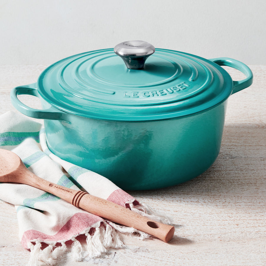 Le Creuset Dutch Oven - 5.5-qt Round - Deep Teal – Cutlery and More