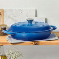 ⚠️【icylittlebear】LE CREUSET Le Creuset Braiser - 5-qt Cast Iron - Marseille – Cutlery and More