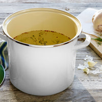 Le Creuset Stock Pot - 8-qt Enameled Steel - White – Cutlery