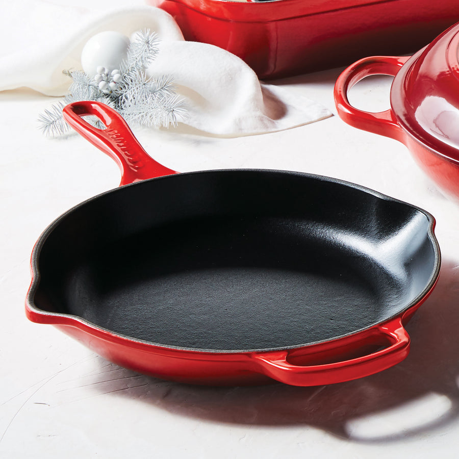 Enameled Cast Cleaning Le Creuset Skillet Cooking How To Clean