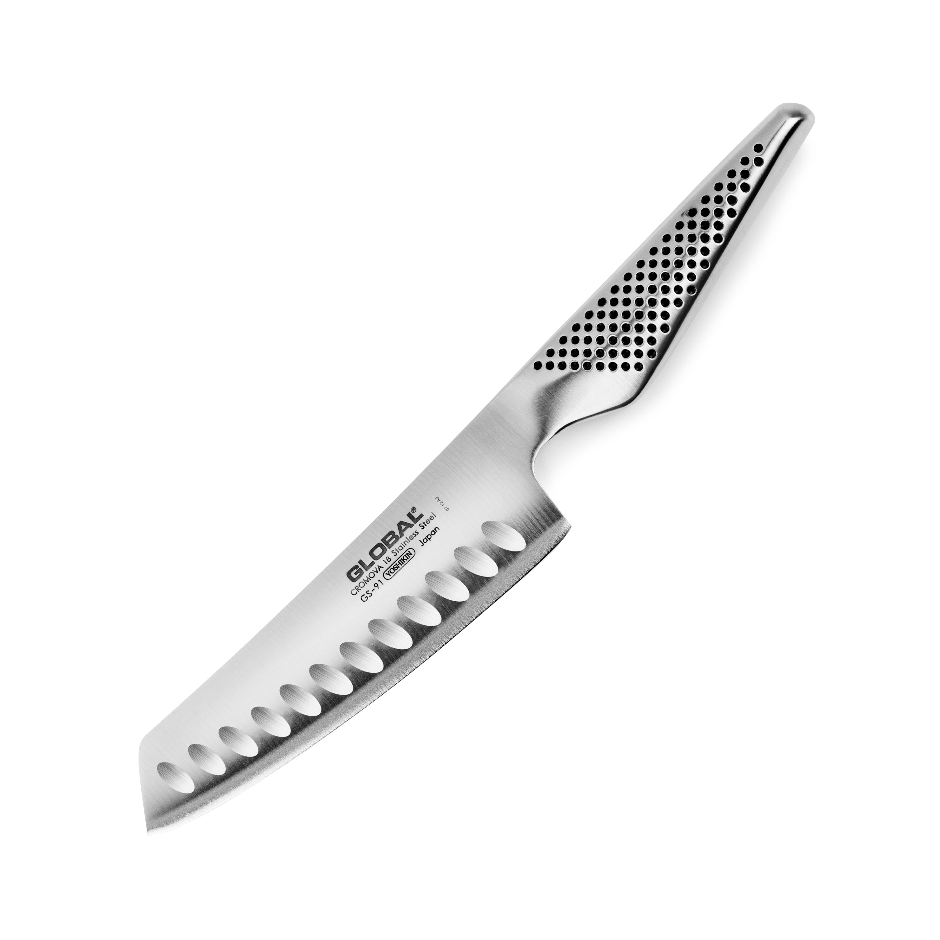 Global Nakiri Knife 5.5" Hollow Edge Vegetable Knife Cutlery and More