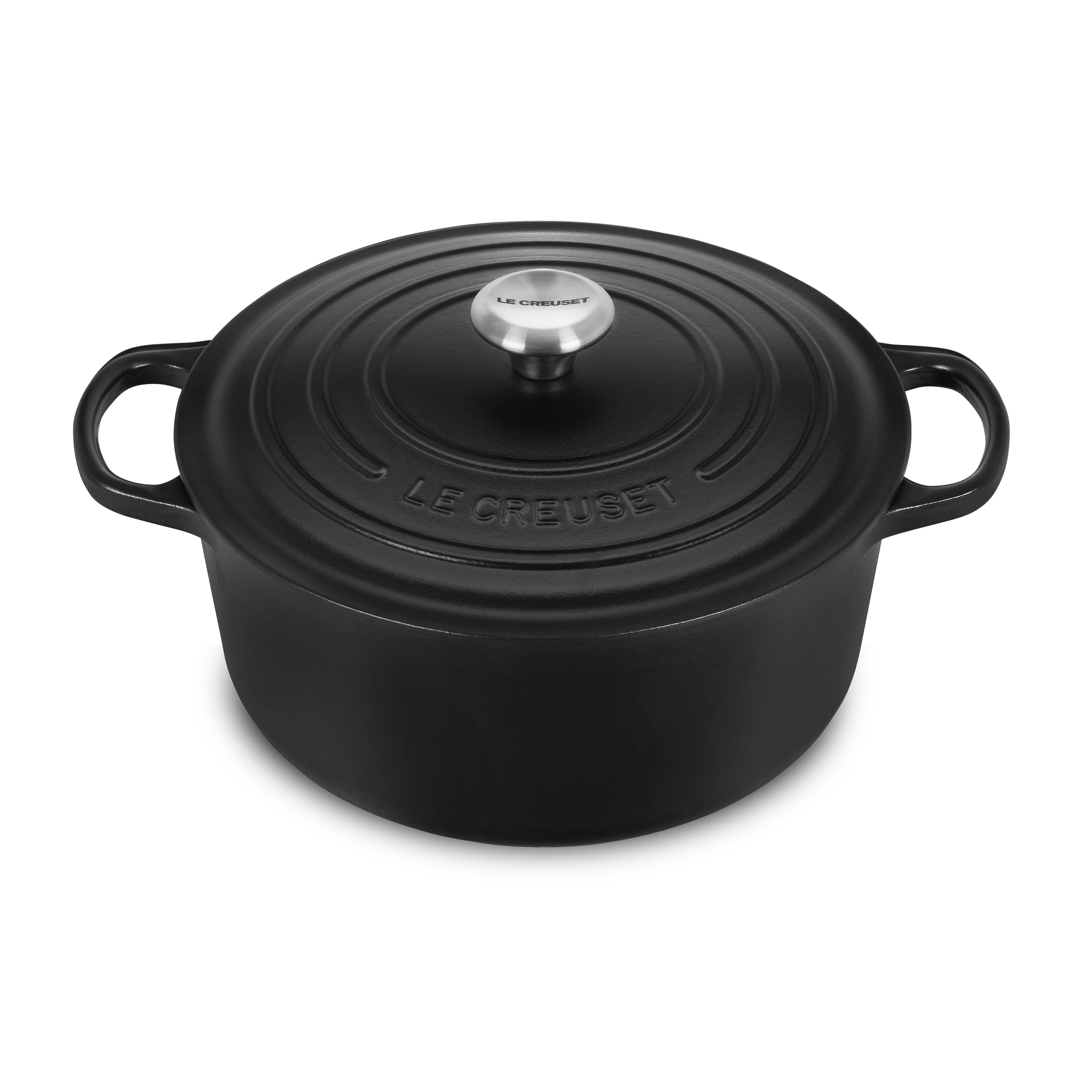 Le Creuset Dutch Oven - 7.25-qt Round - Licorice – Cutlery and More