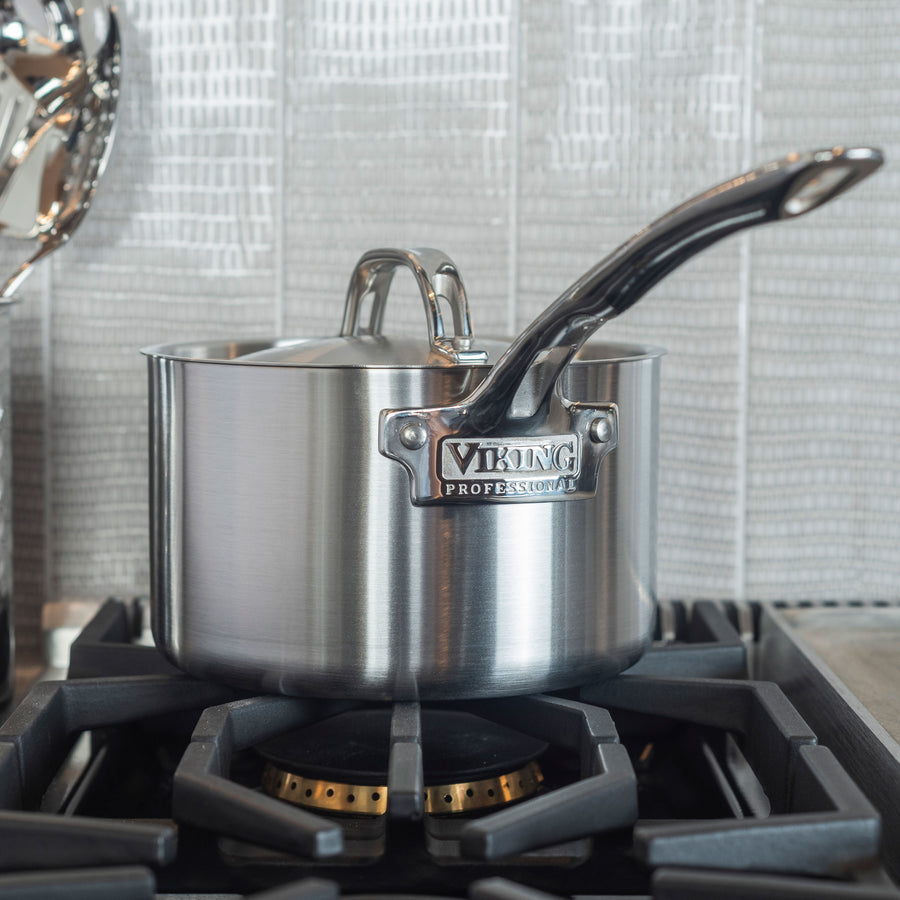 Viking Professional 5-ply 3-quart Stainless Steel Saucepan