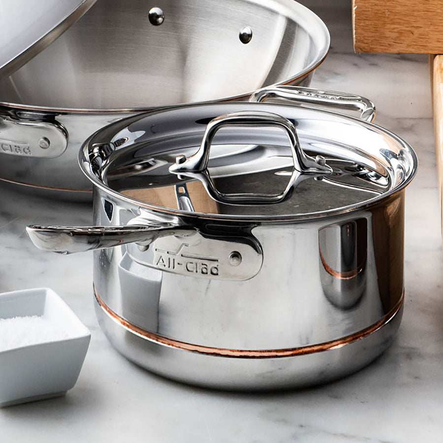 All-Clad Copper Core Saucepan - 4-quart – Cutlery and More