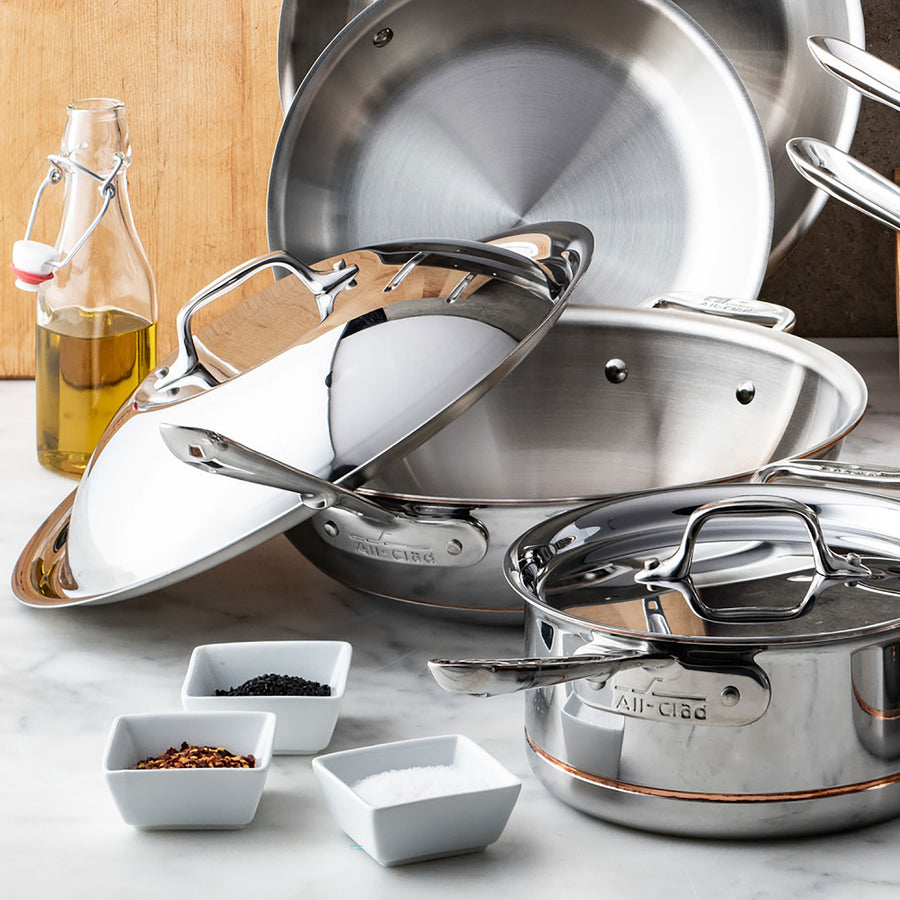 All-Clad Stainless Steel 5-Piece Cookware Set