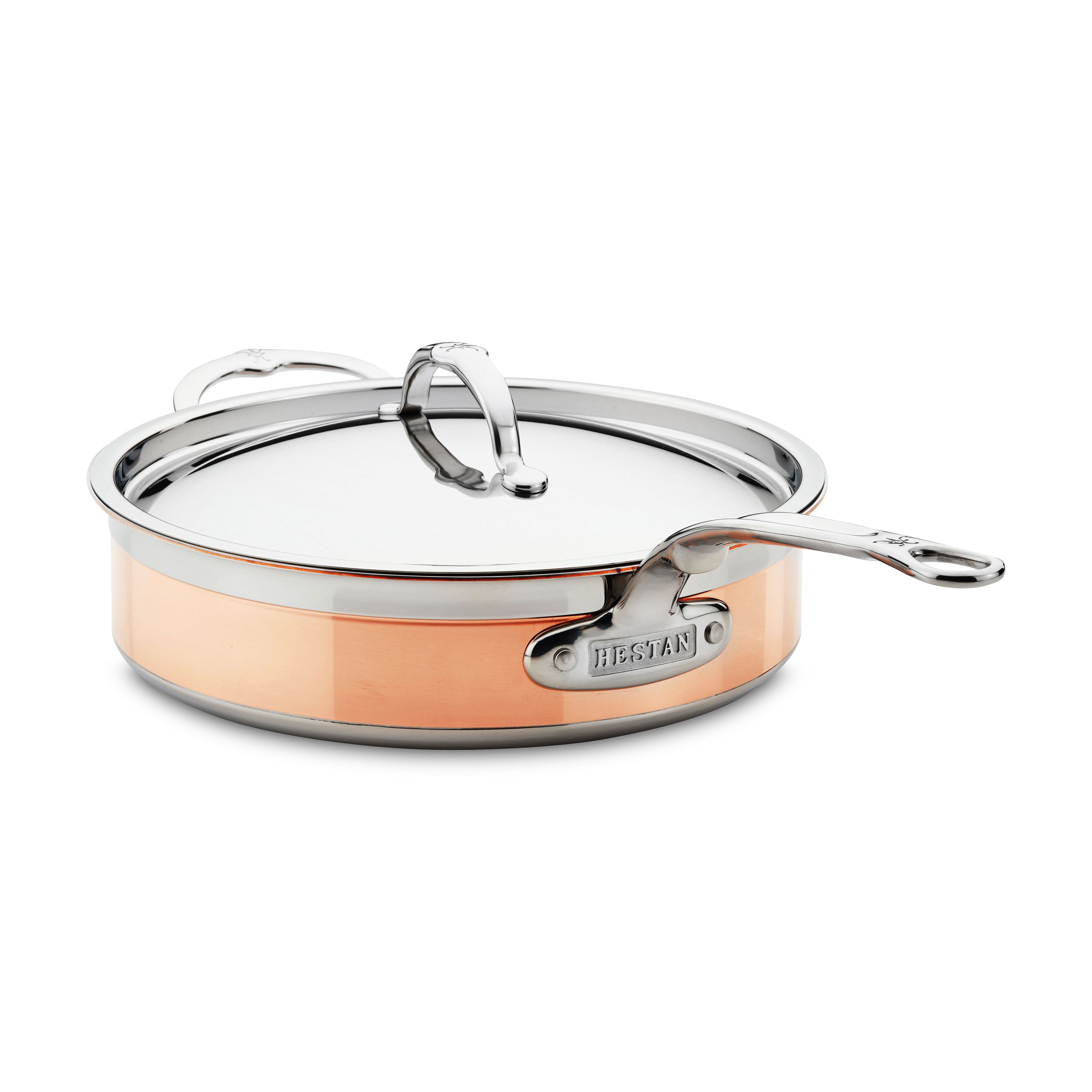 Hestan CopperBond Saute Pan - 3.5-quart Induction Copper