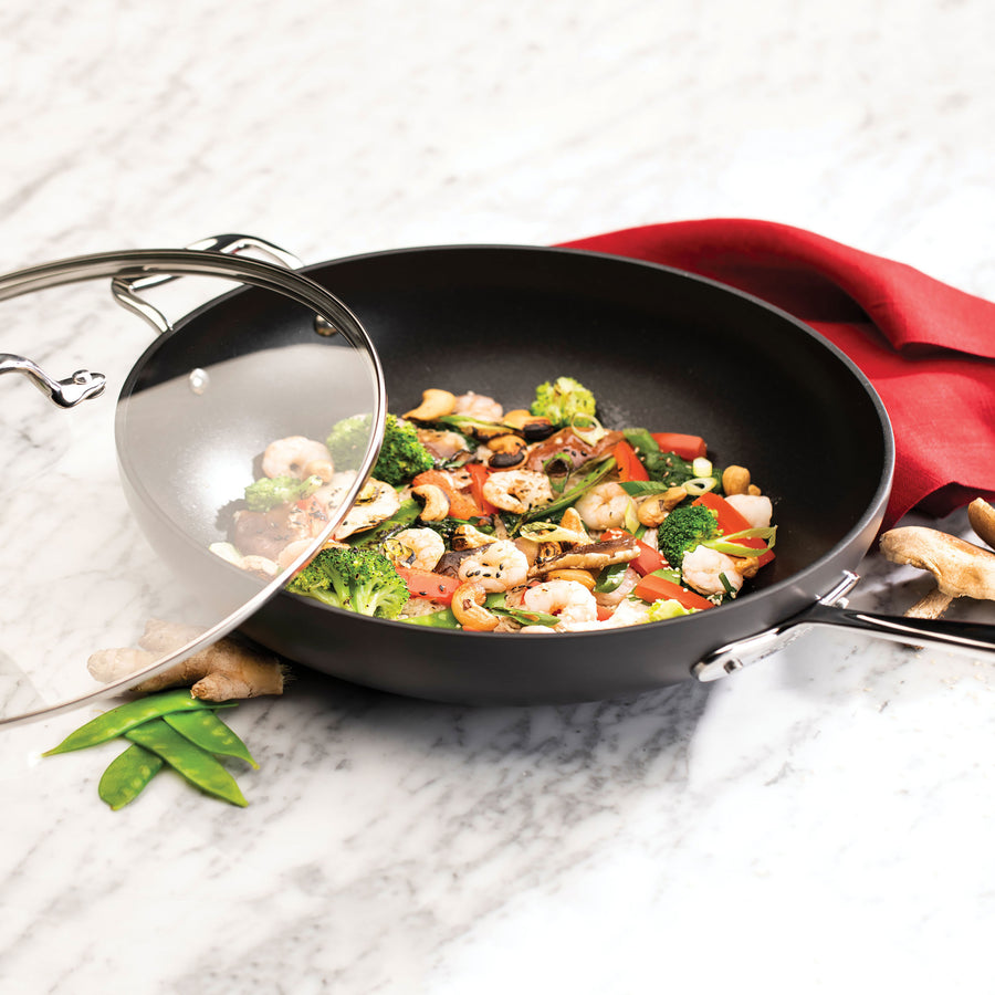 All-Clad HA1 Nonstick 12 Fry Pan with Glass Lid