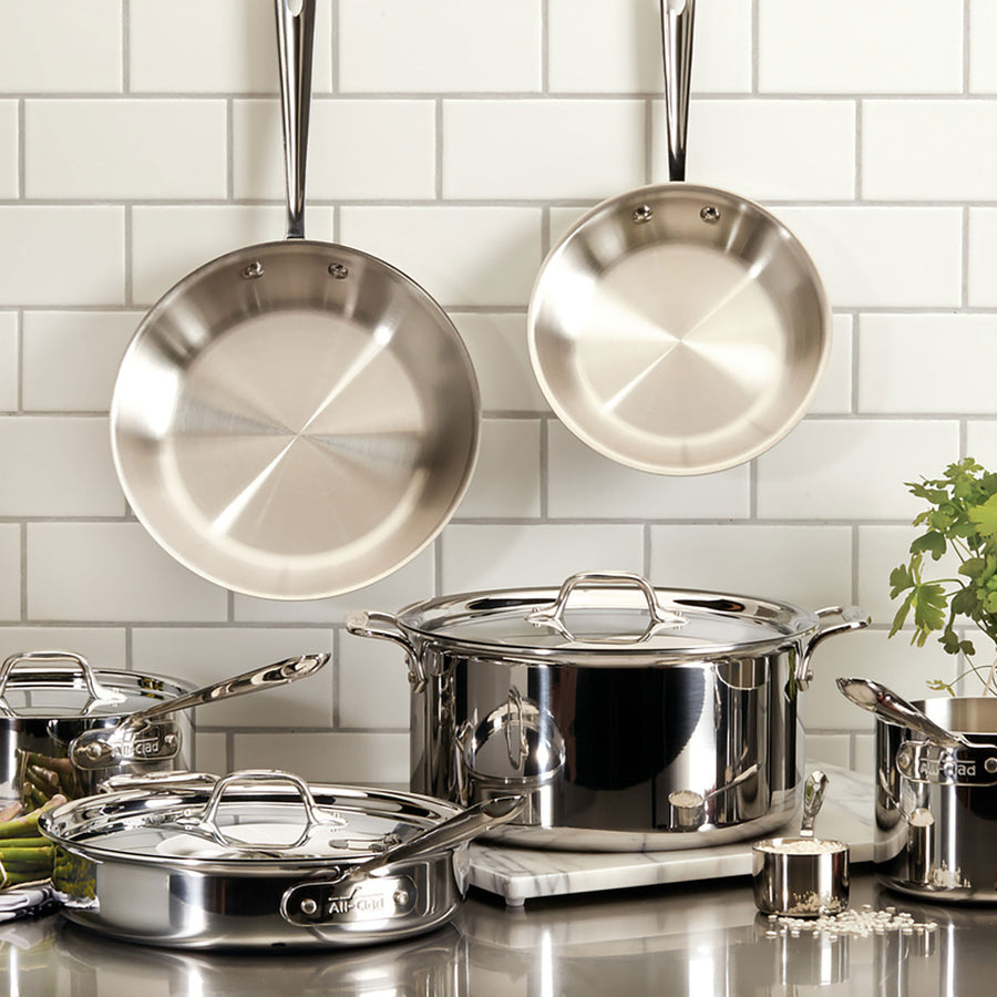 All-Clad D3 Stainless Steel Cookware Set · 10 Piece Set