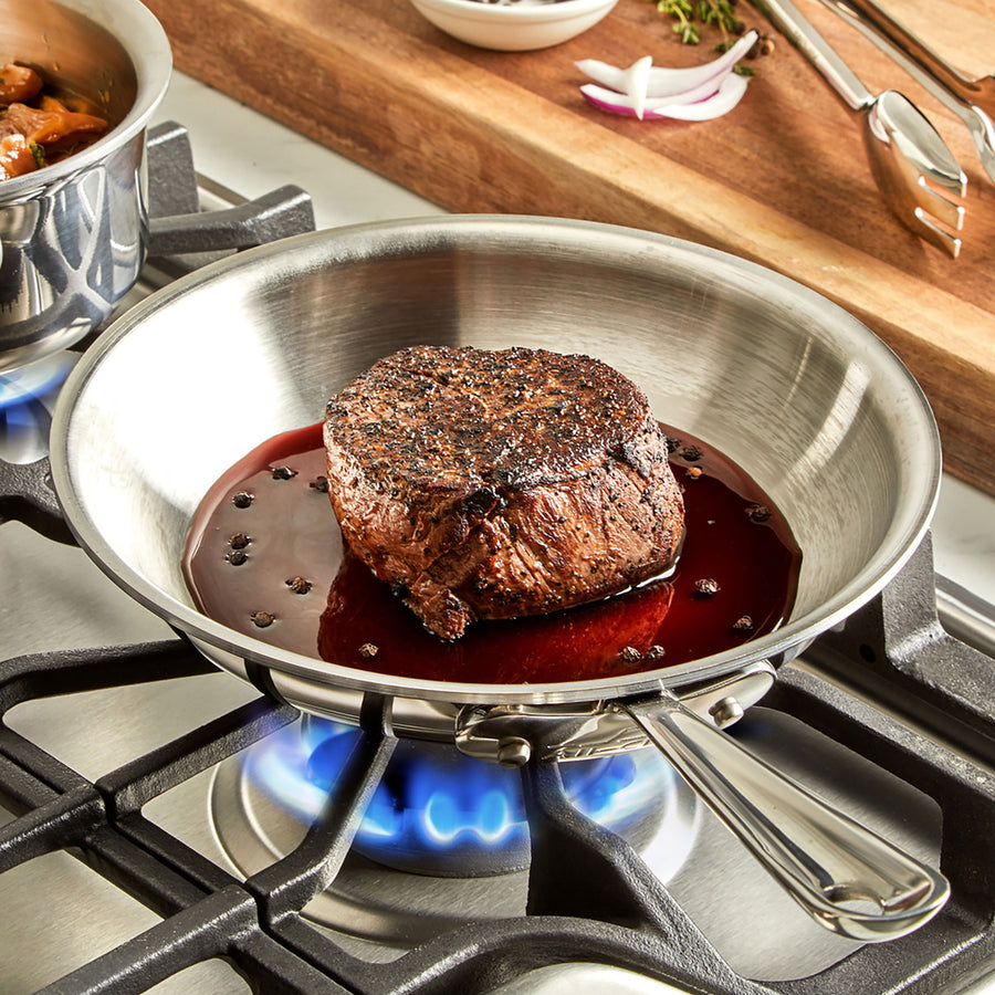 All-Clad d3 Stainless Fry Pan - 8 – Cutlery and More