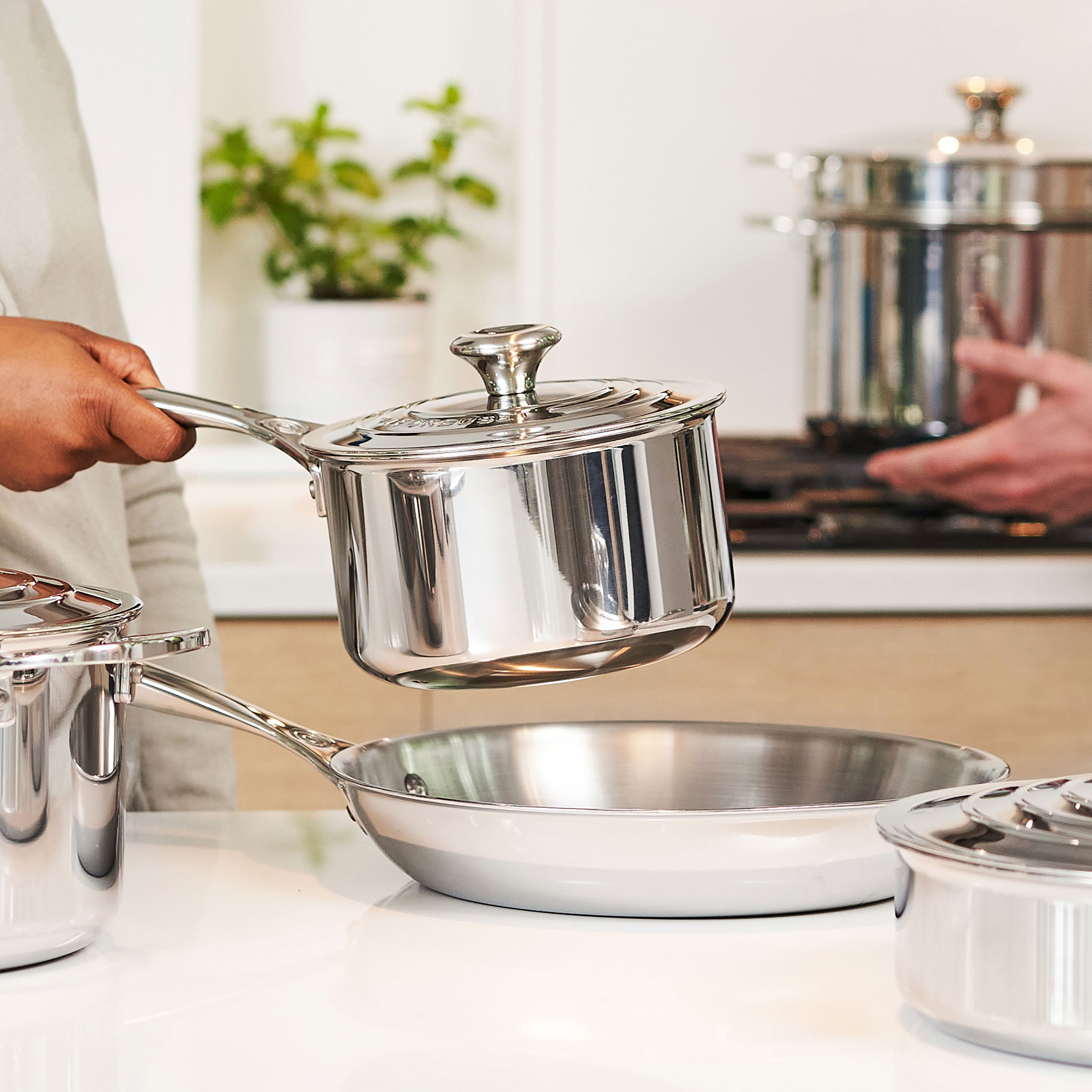 Le Creuset Stainless Steel Cookware Set 3 Piece Cutlery and More