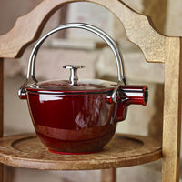 Staub La Theiere Teapot - 1-qt Cast Iron - Grenadine – Cutlery and