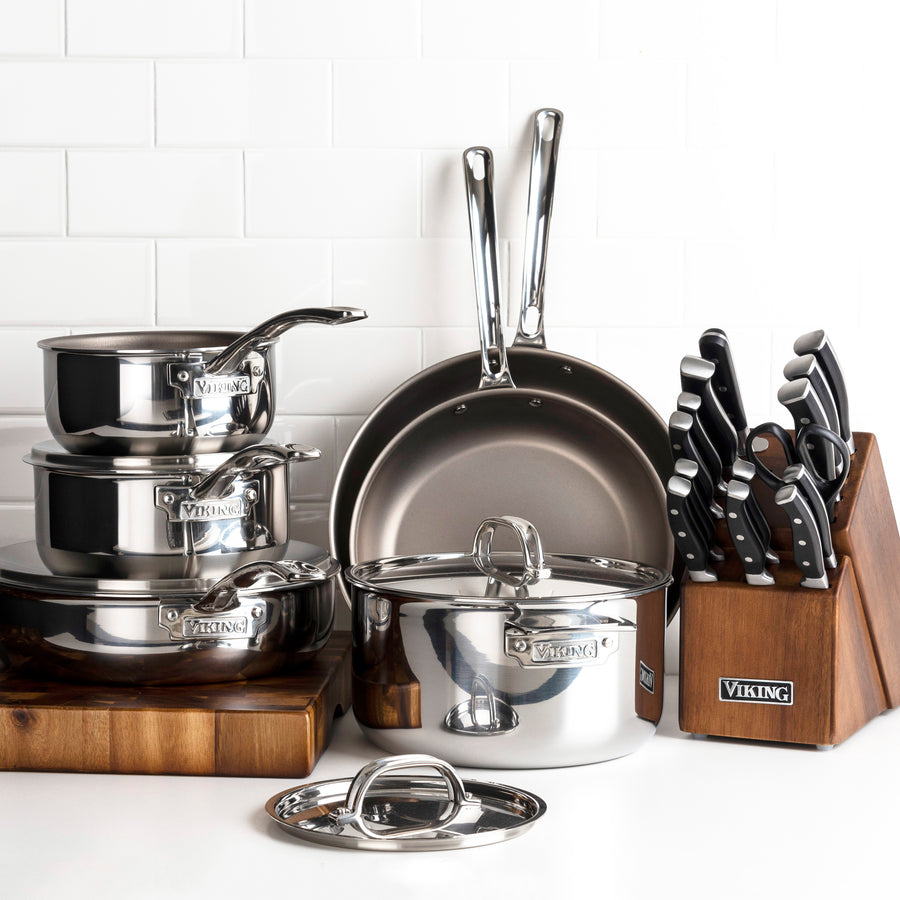 Stainless Steel Set (8-piece) - Sardel: Improved Accessibility