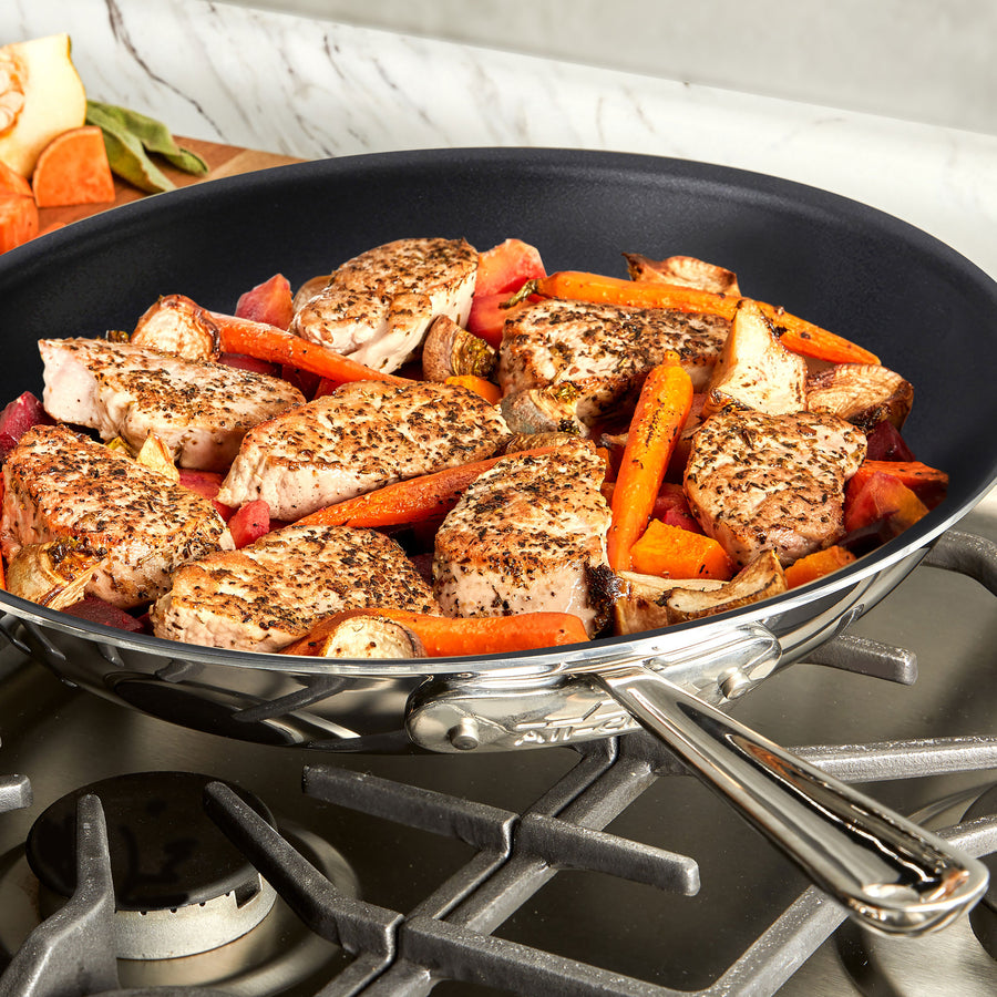 All-Clad Nonstick Fry Pan Set - d3 Stainless Steel Skillets