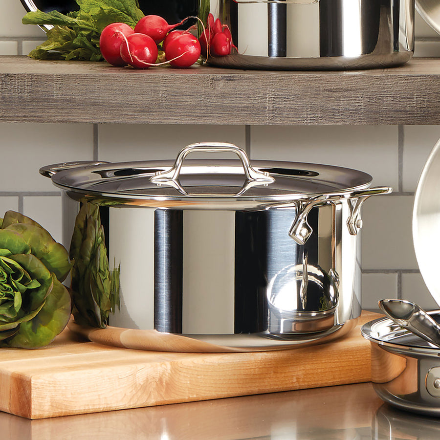 All-Clad d3 Stainless 6-quart Stock Pot
