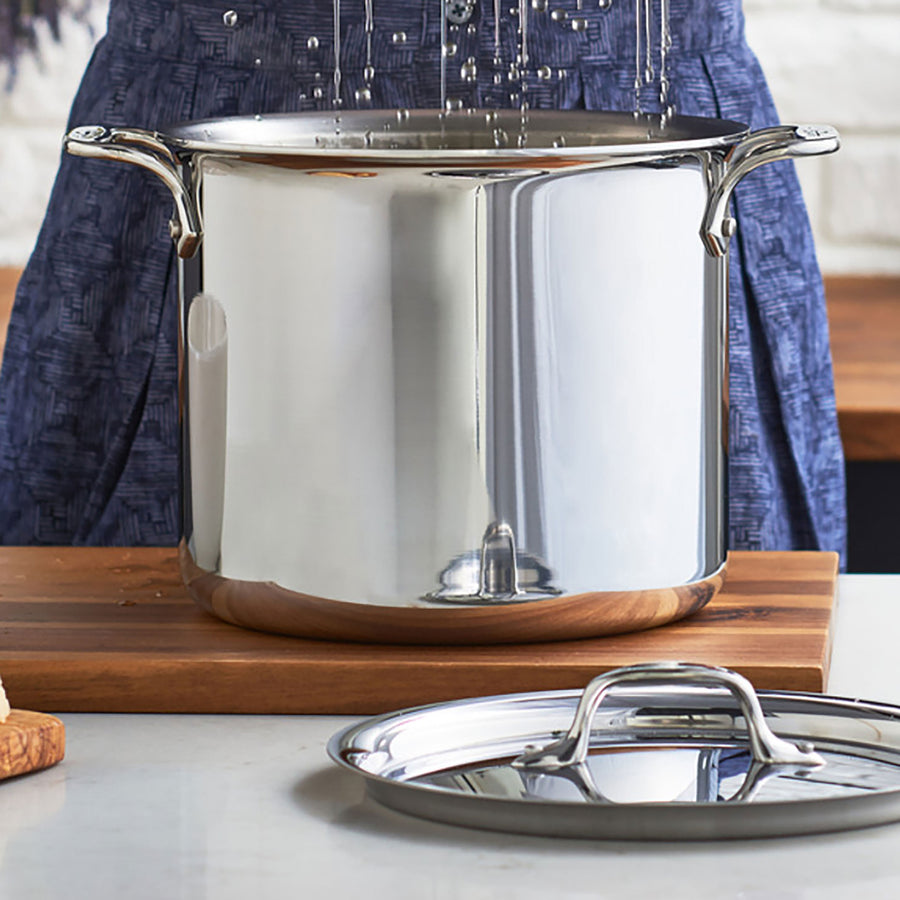 All-Clad Stainless Steel 6-Quart Stock Pot with Lid