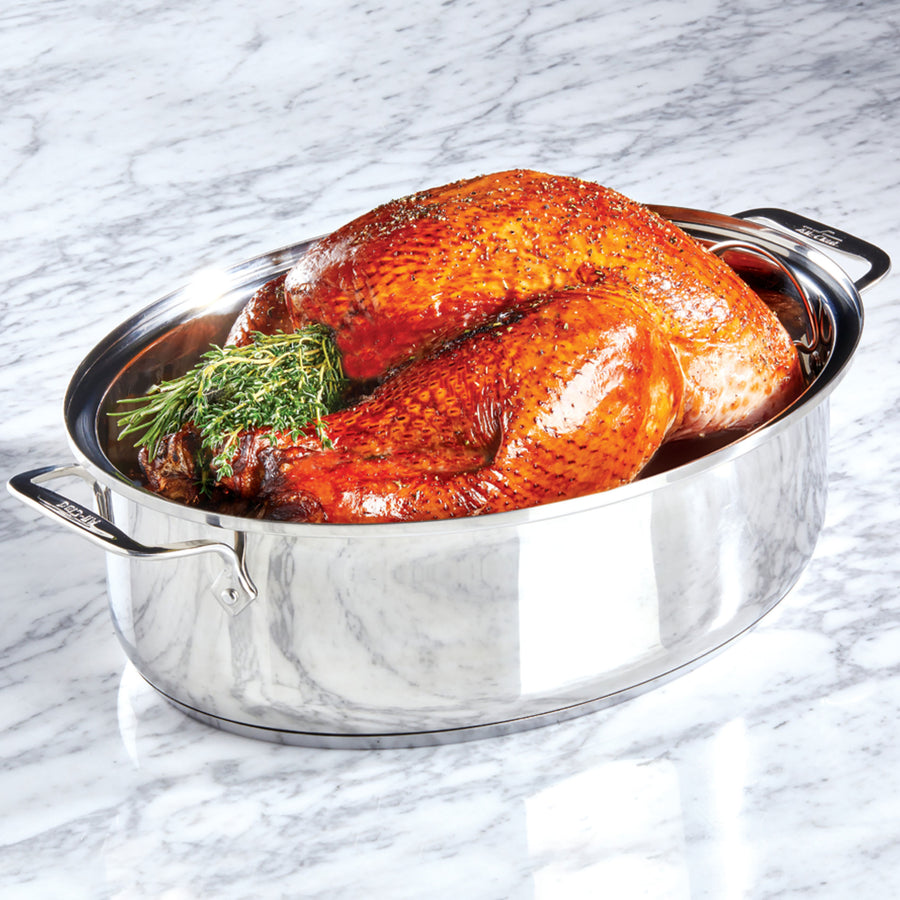 All Clad Largest Roasting Pan All-Clad Covered Oval Roaster 15