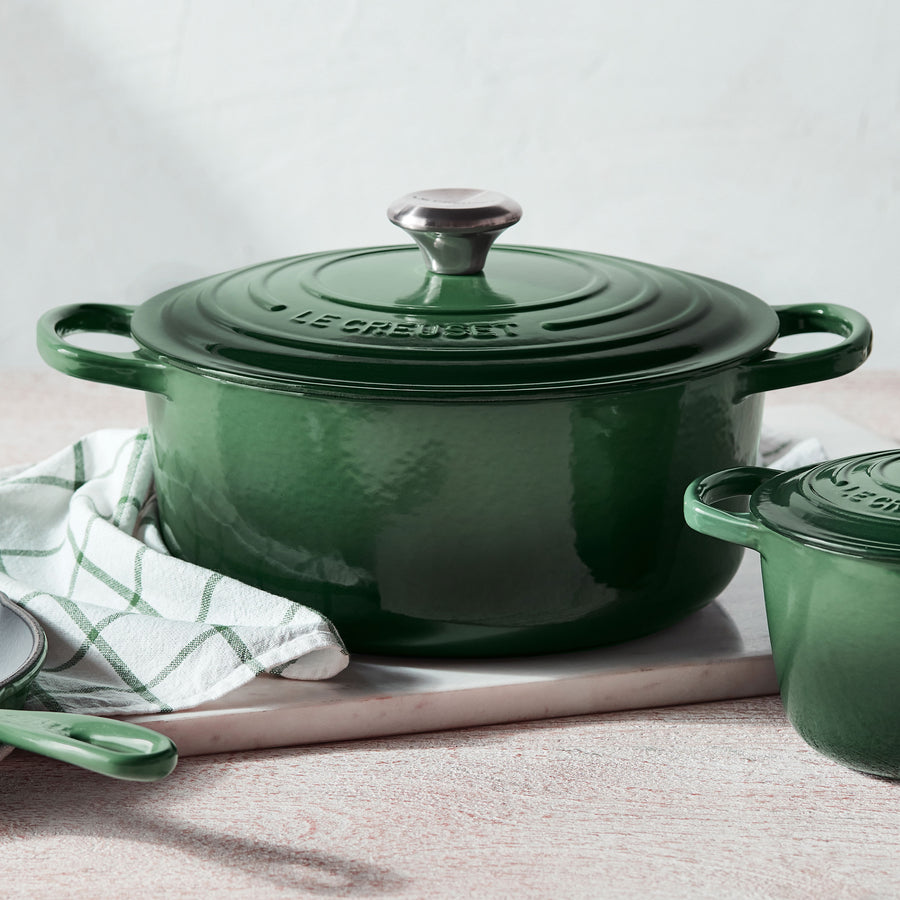 Le Creuset Signature Round 5.5-Qt. Deep Teal Round Dutch Oven with Lid +  Reviews